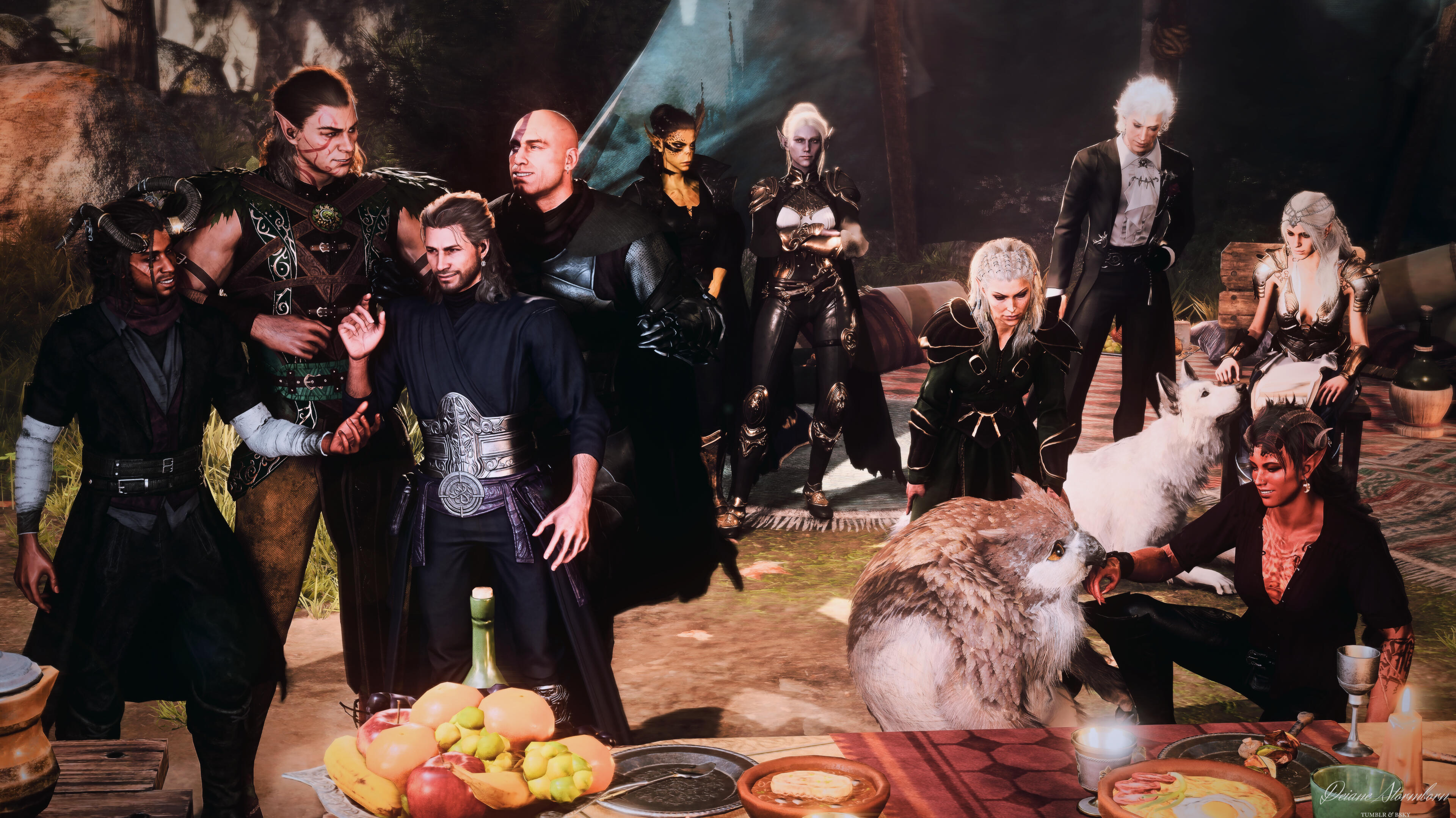 The Companions for @bg3uplifting on Bsky and @bg3-uplifting on Tumblr